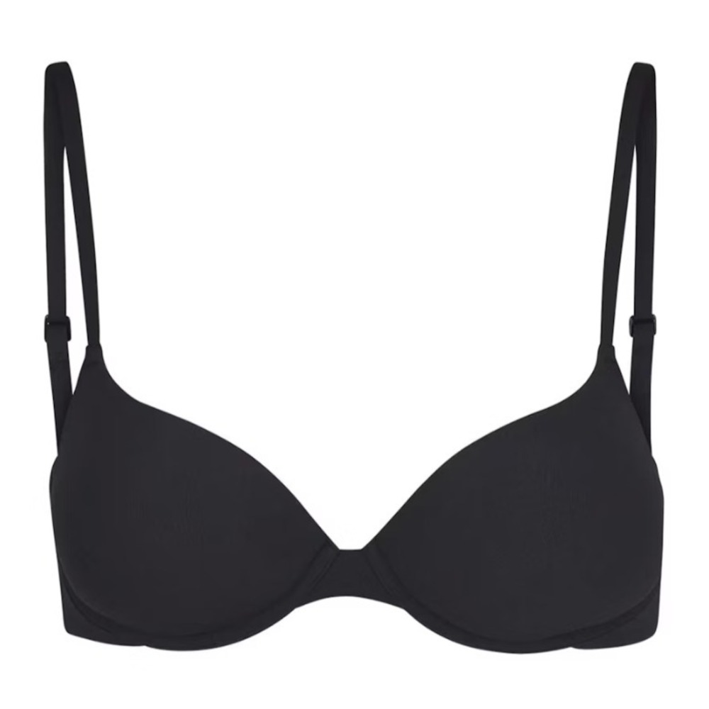 Skims Fits Everybody Push-Up Demi Bra BR-UWR-2295 Onyx , 32C